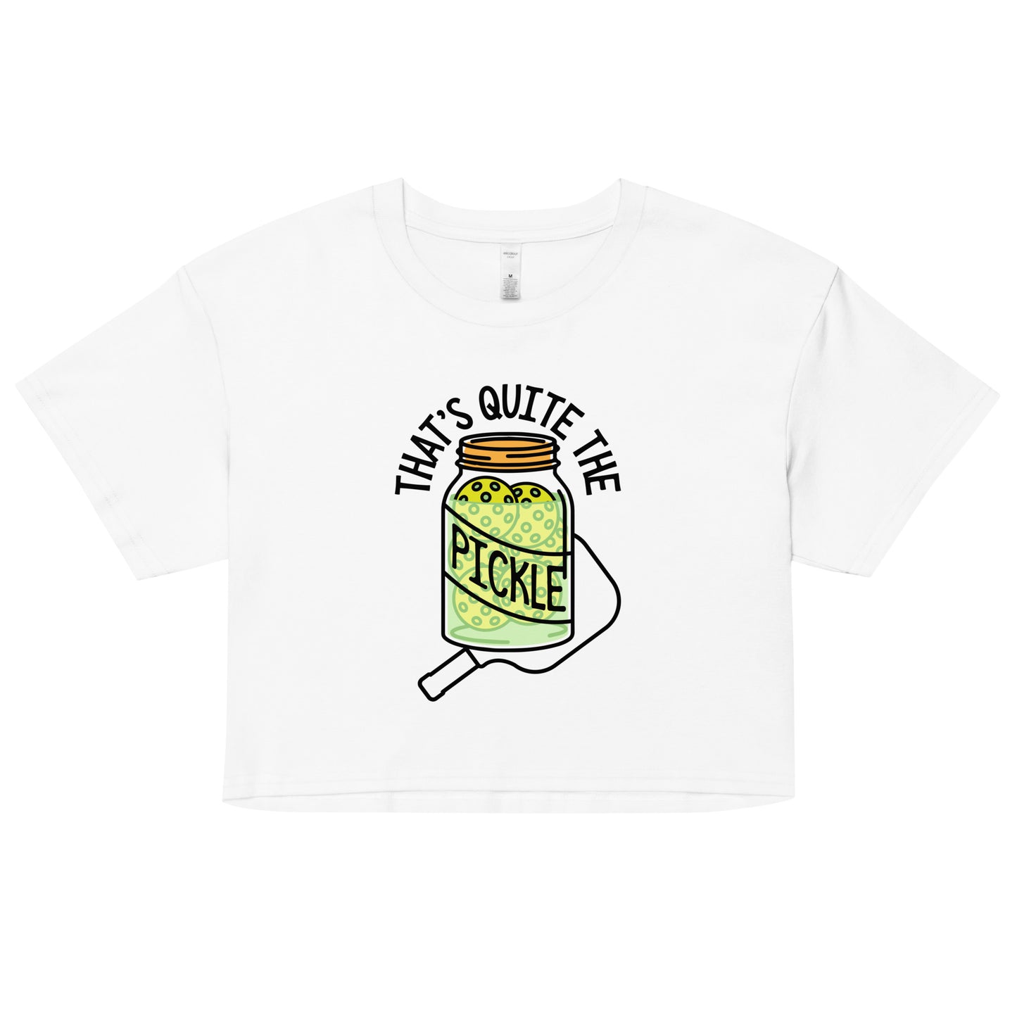 That's Quite The Pickle Women's Crop Tee