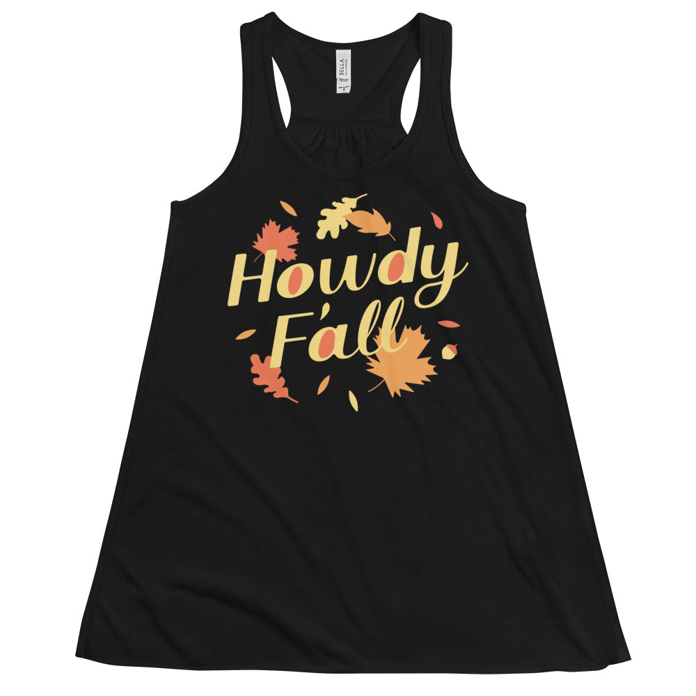 Howdy F'all Women's Gathered Back Tank