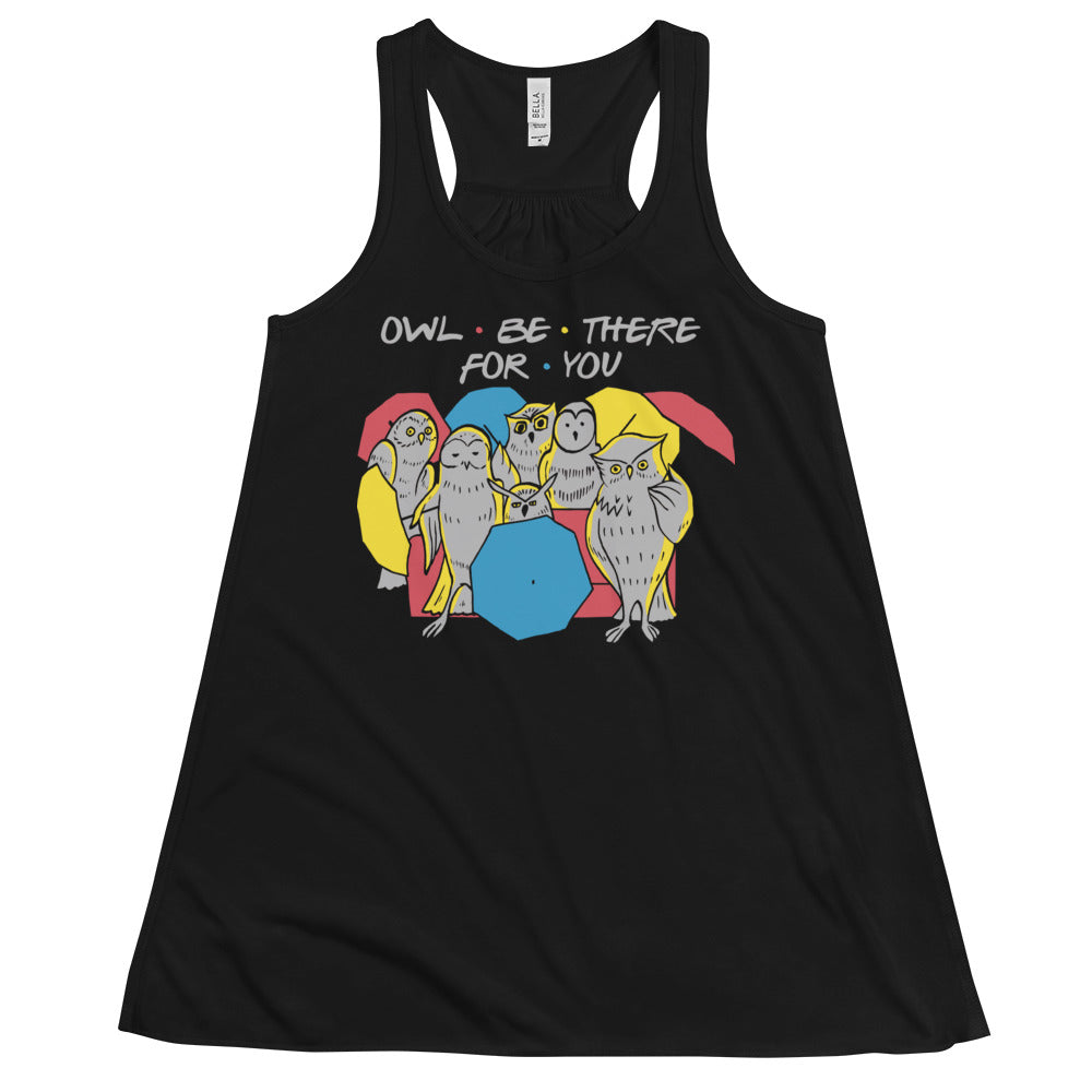 Owl Be There For You Women's Gathered Back Tank