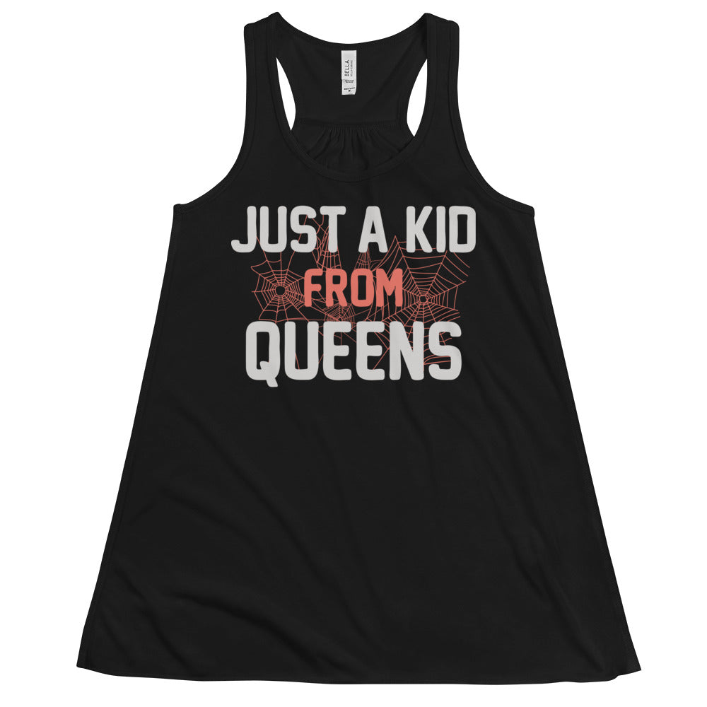 Just A Kid From Queens Women's Gathered Back Tank