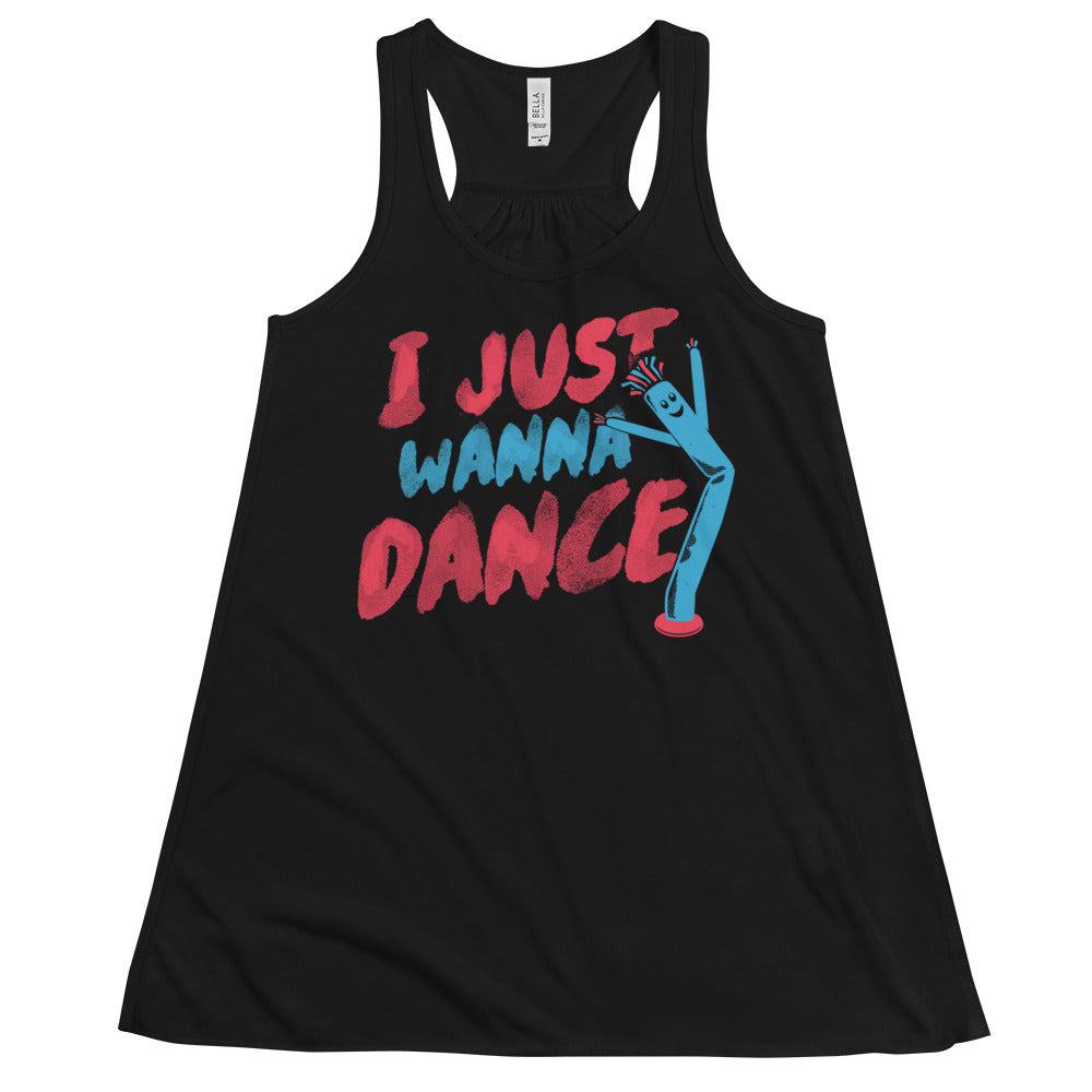 I Just Wanna Dance Women's Gathered Back Tank
