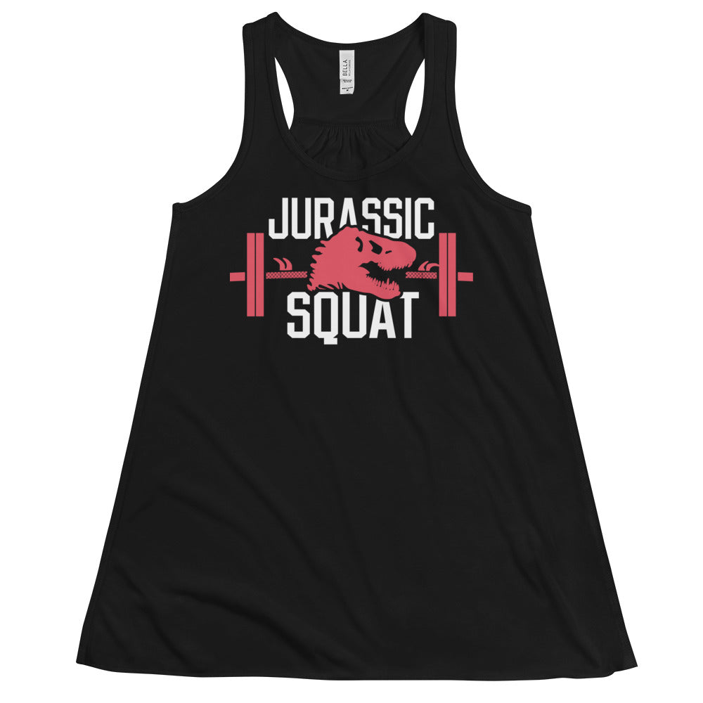 Jurassic Squat Women's Gathered Back Tank
