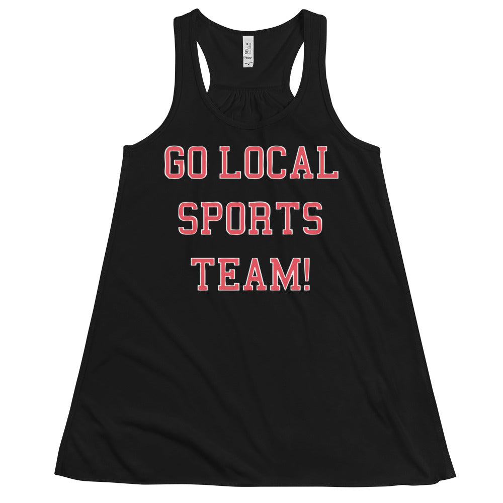 Go Local Sports Team! Women's Gathered Back Tank