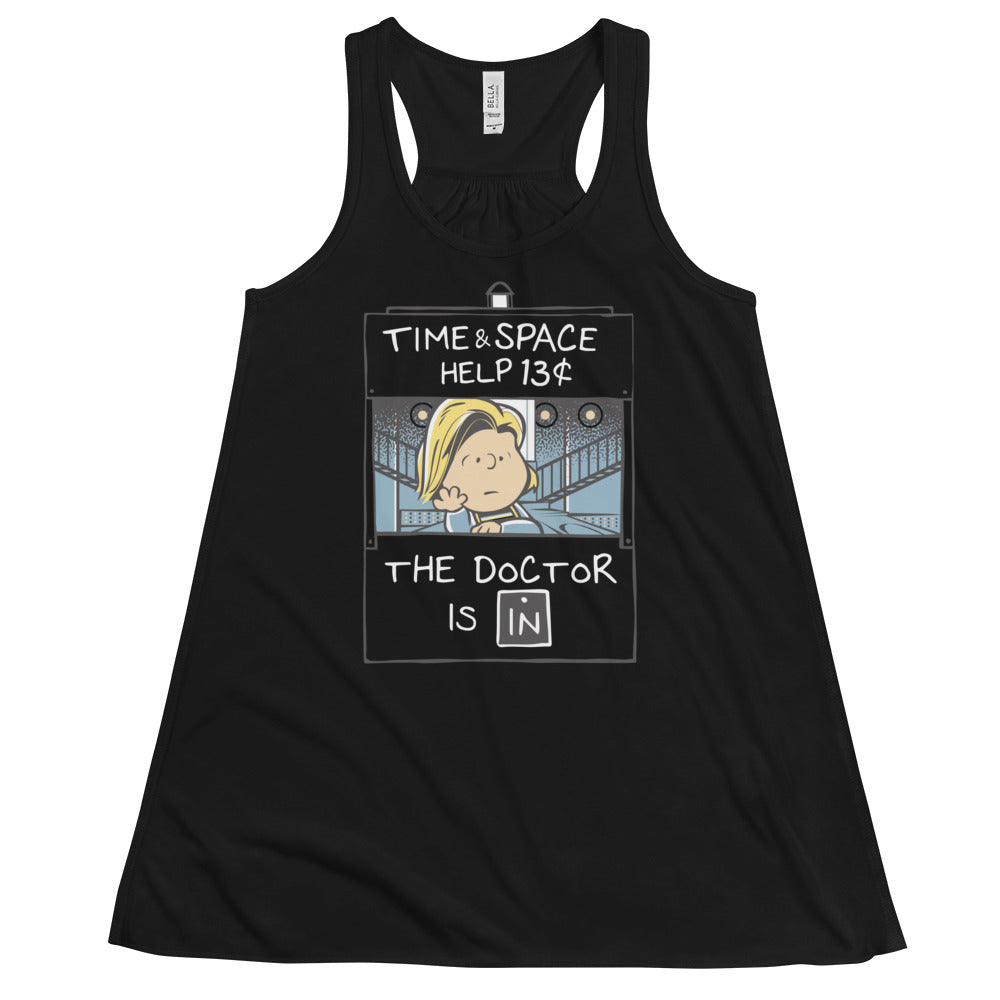 13th Doctor Is In Women's Gathered Back Tank