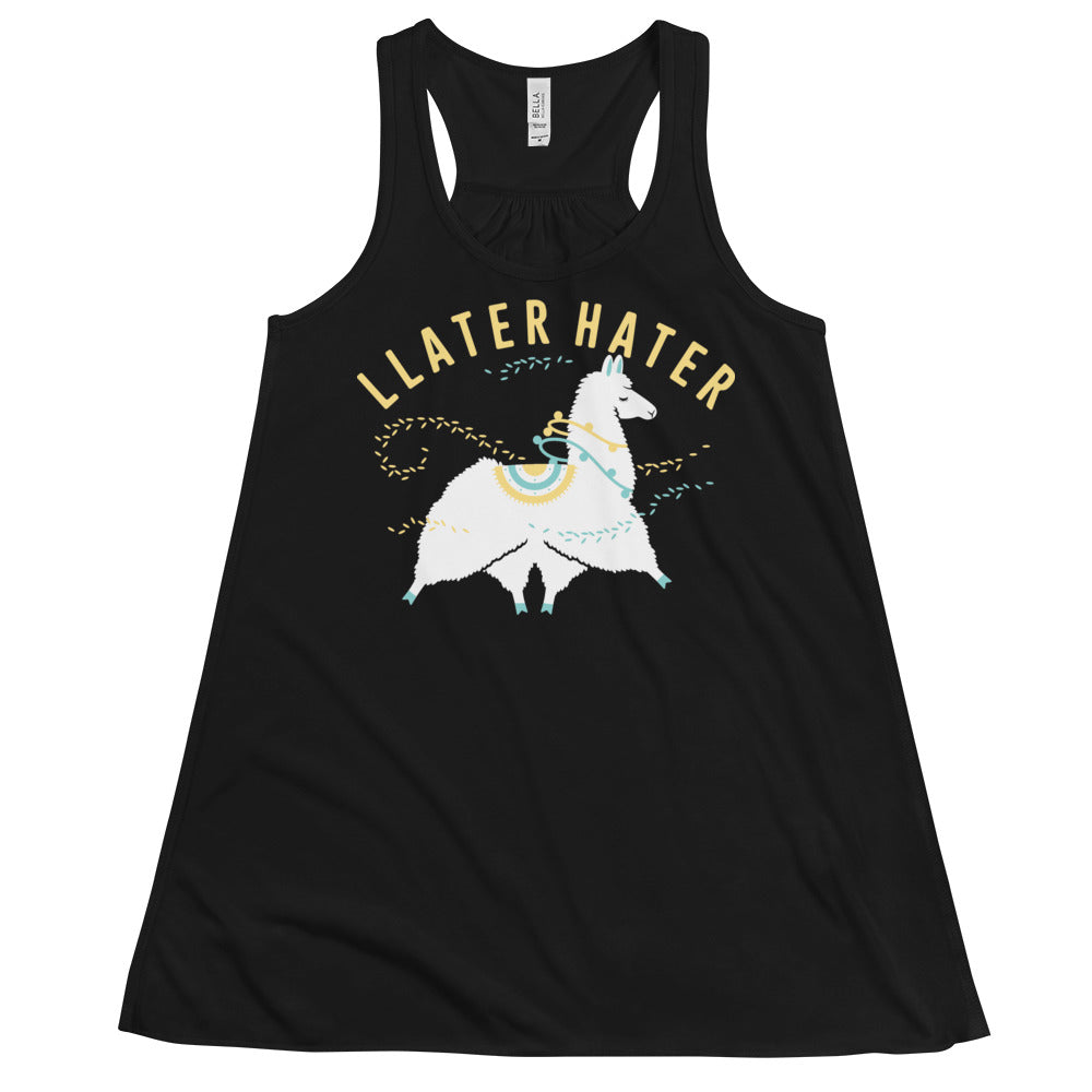 Llater Hater Women's Gathered Back Tank