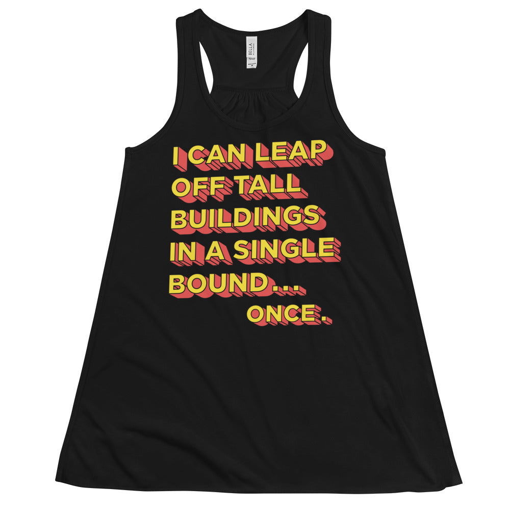 Tall Buildings In A Single Bound Women's Gathered Back Tank