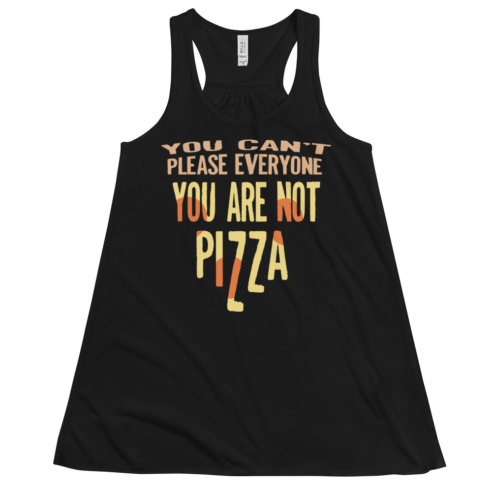 You Are Not Pizza Women's Gathered Back Tank