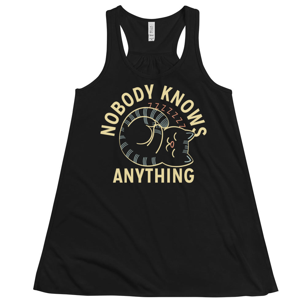 Nobody Knows Anything Women's Gathered Back Tank