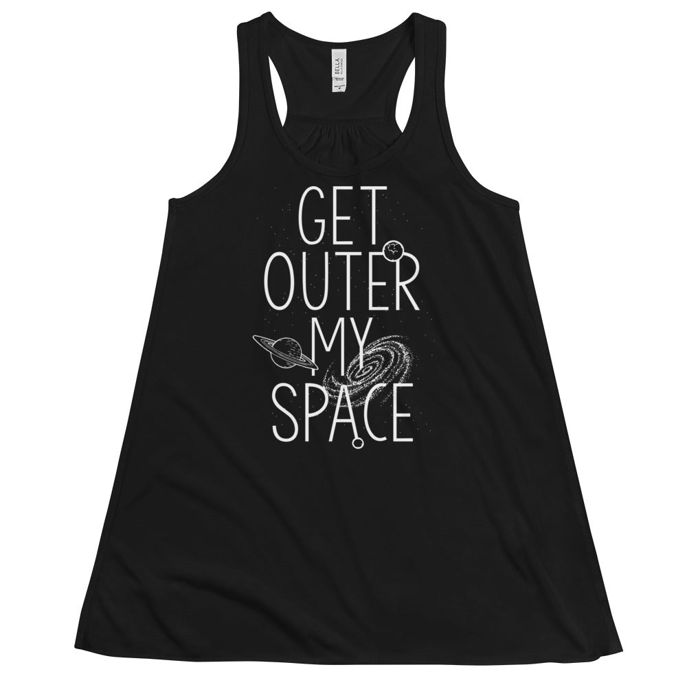Get Outer My Space Women's Gathered Back Tank