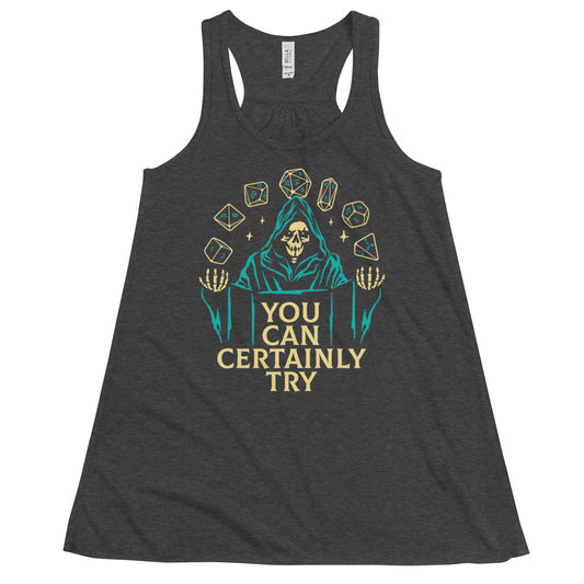 You Can Certainly Try Women's Gathered Back Tank