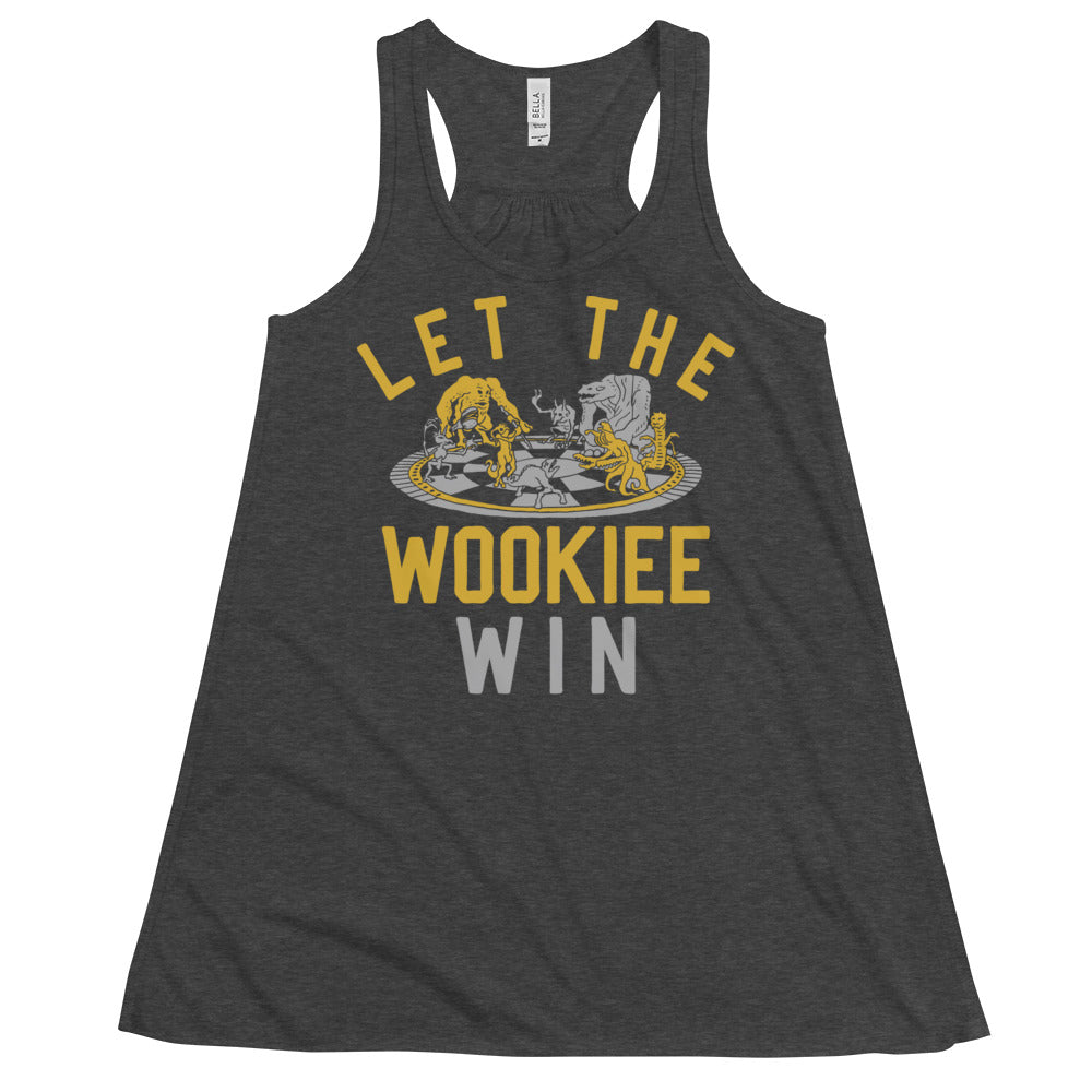 Let The Wookiee Win Women's Gathered Back Tank