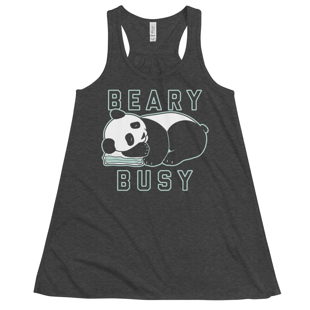 Beary Busy Women's Gathered Back Tank
