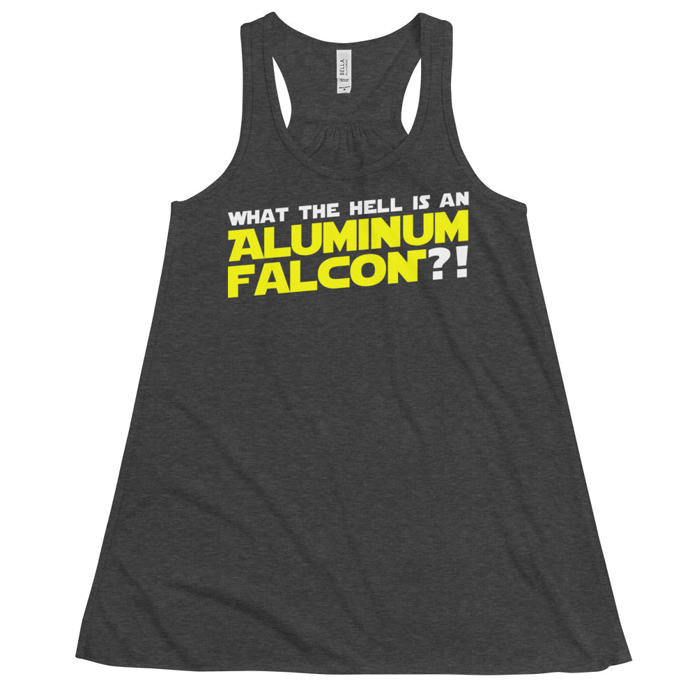 Aluminum Falcon Women's Gathered Back Tank
