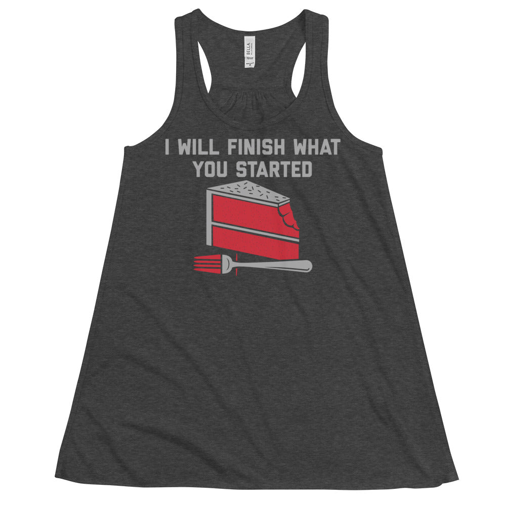 I Will Finish What You Started Women's Gathered Back Tank