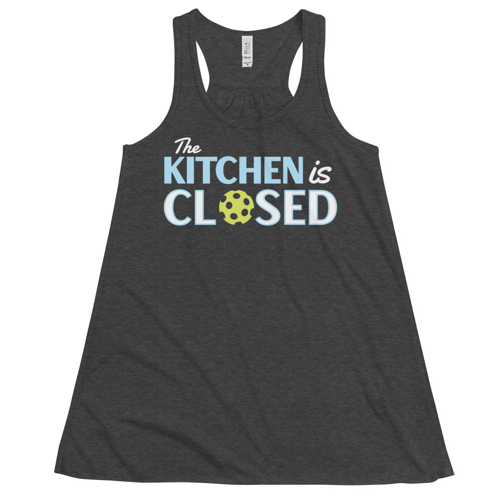 The Kitchen Is Closed Women's Gathered Back Tank