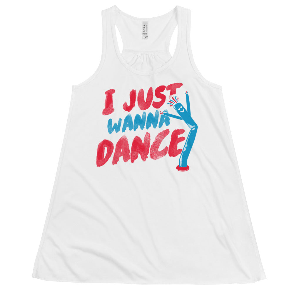 I Just Wanna Dance Women's Gathered Back Tank
