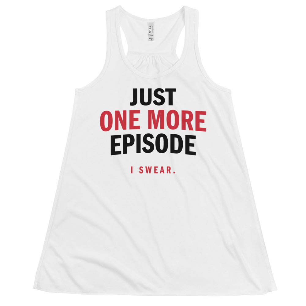 Just One More Episode Women's Gathered Back Tank