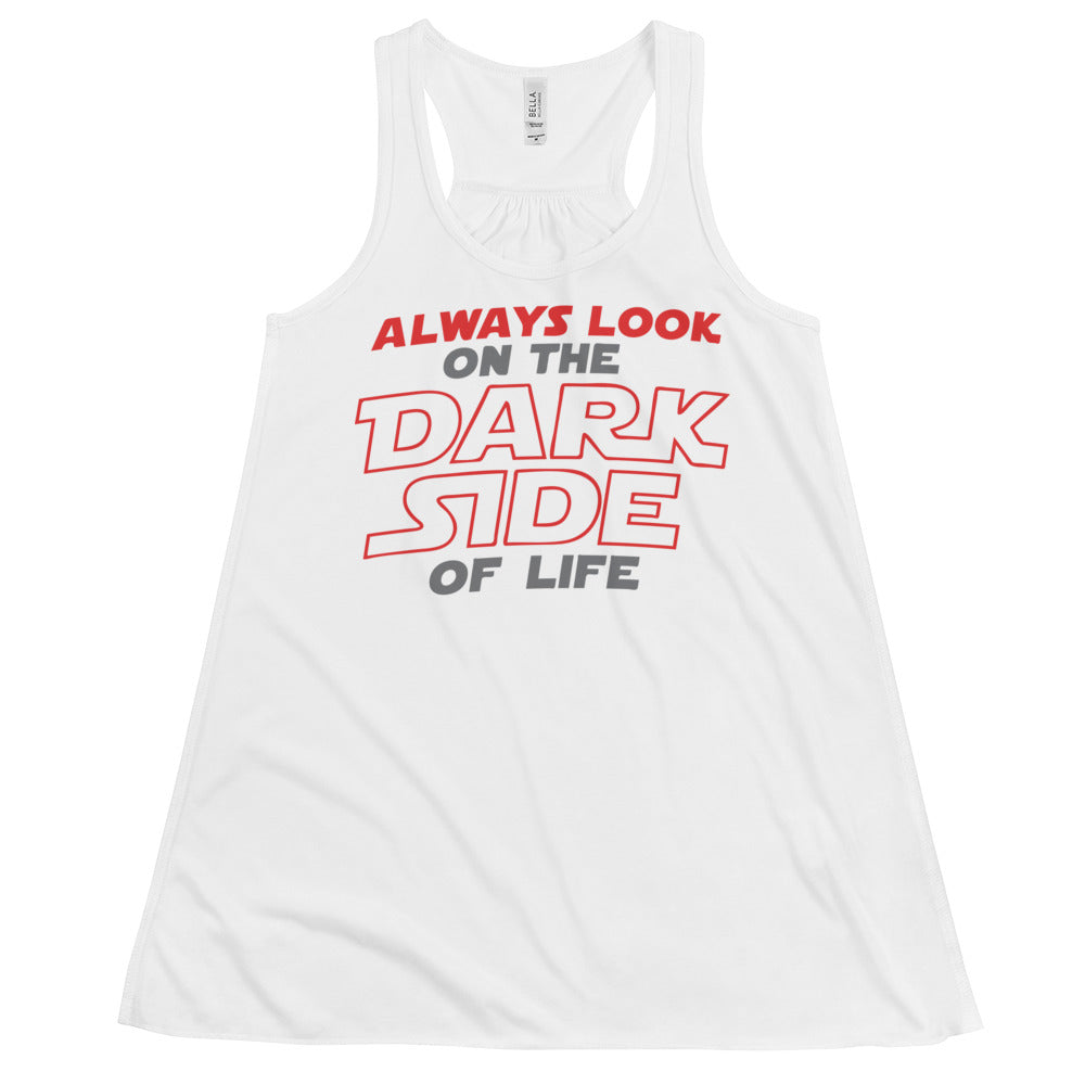 Always Look On The Dark Side Of Life Women's Gathered Back Tank