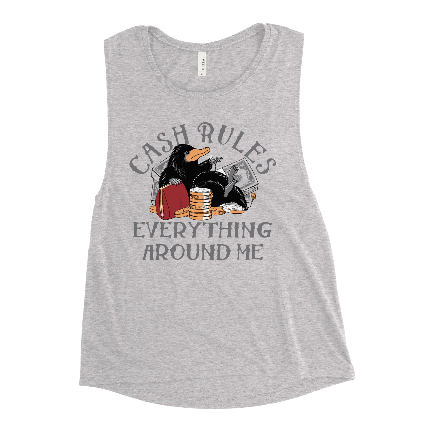 Cash Rules Everything Around Me Women's Muscle Tank