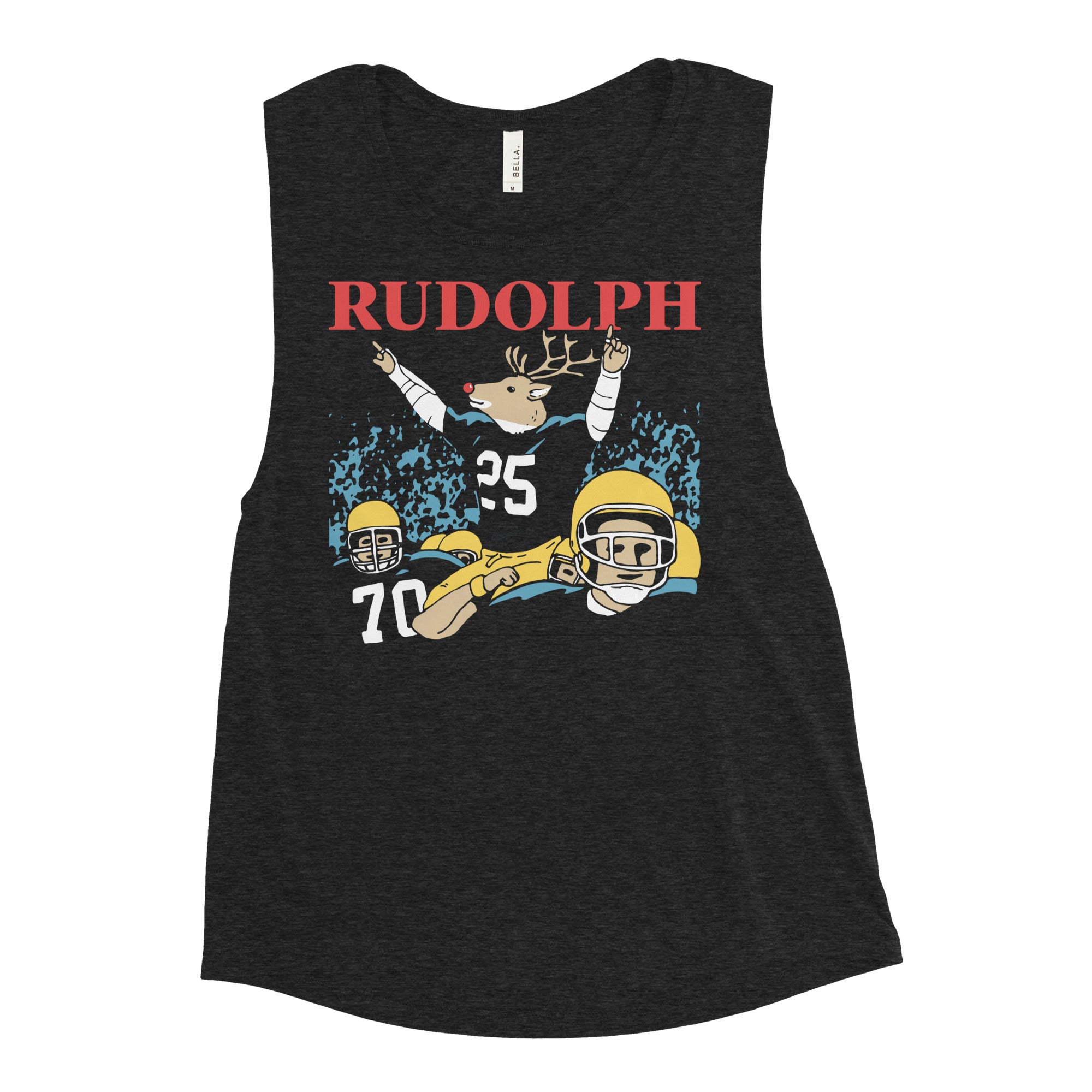 Rudolph Women's Muscle Tank – SnorgTees.com