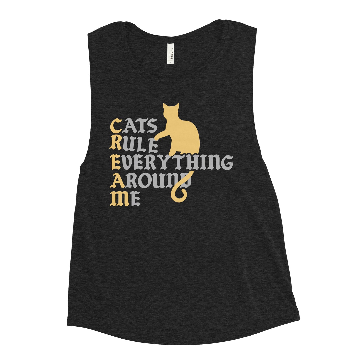 Cats Rule Everything Around Me Women's Muscle Tank