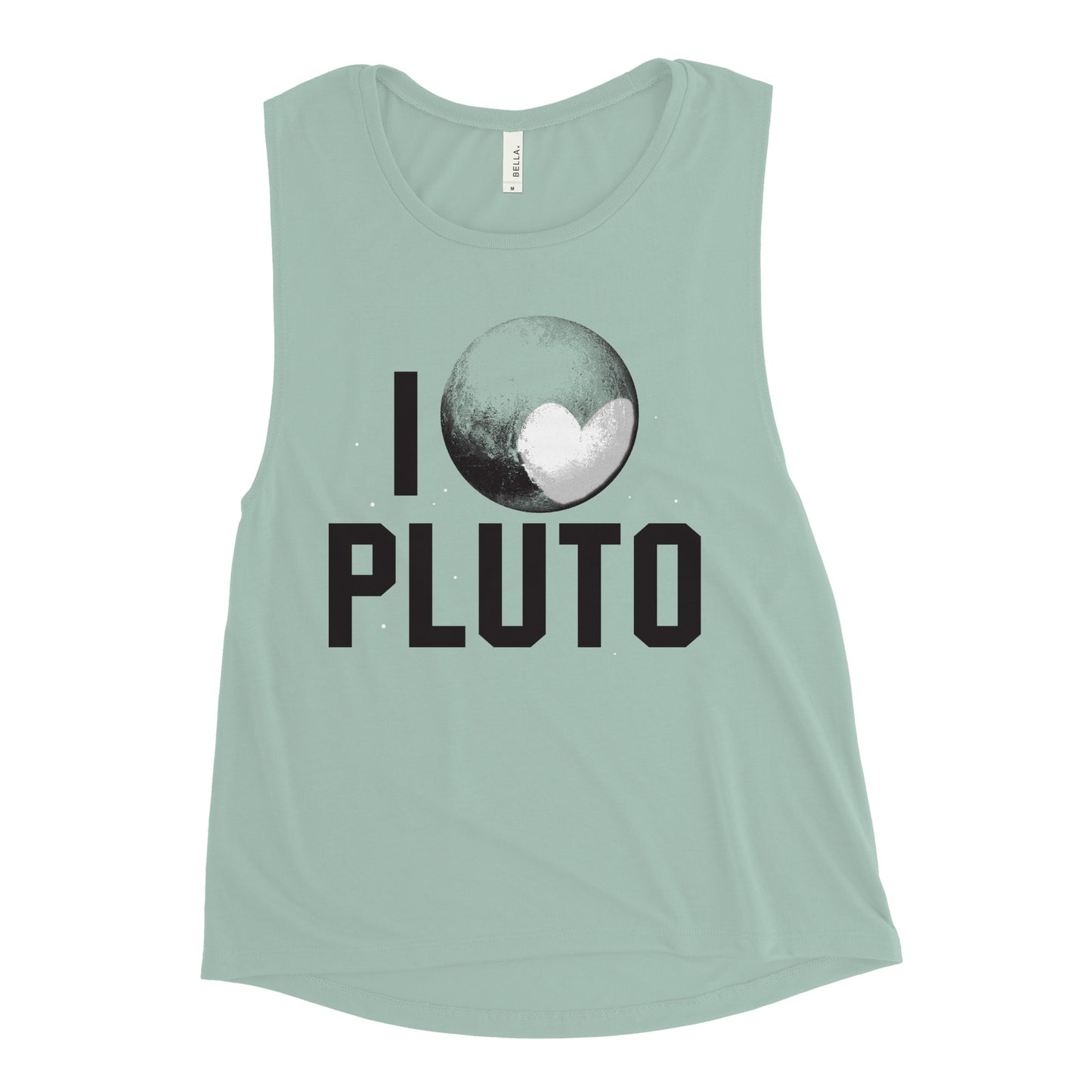 I Heart Pluto Women's Muscle Tank