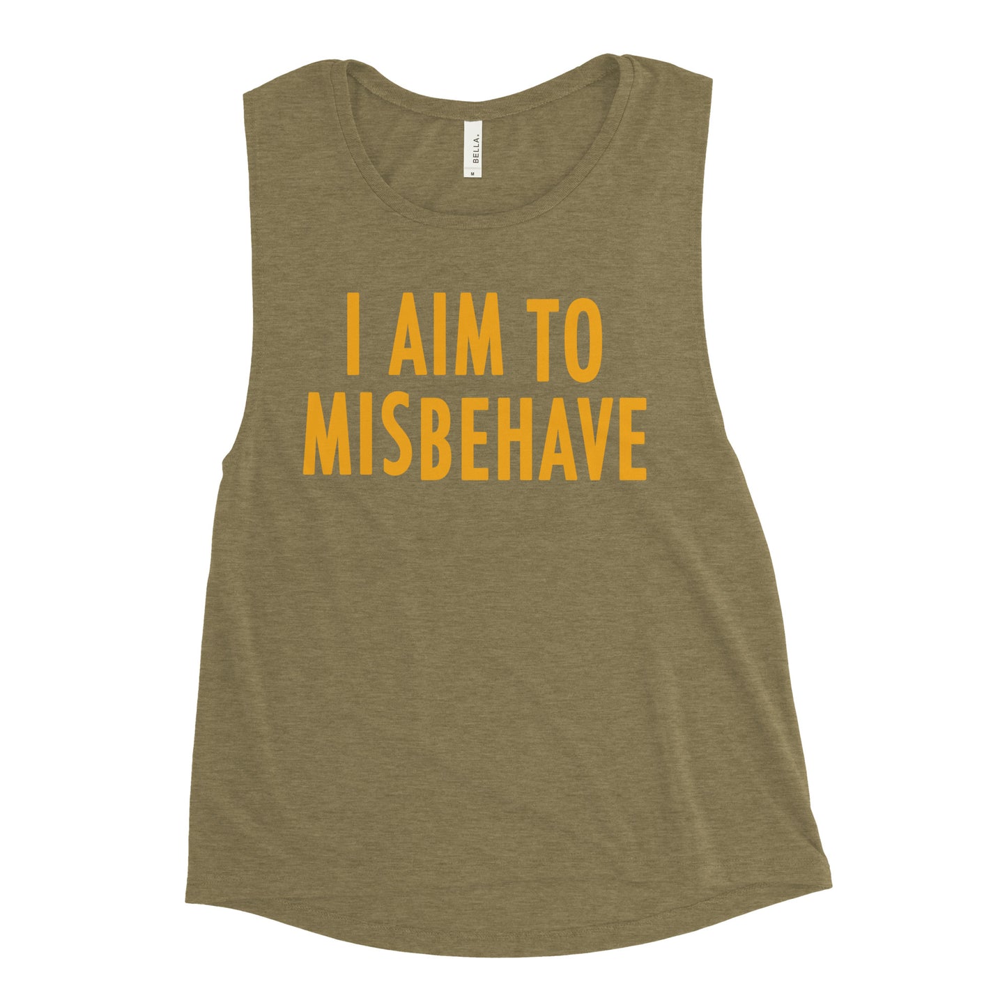 I Aim To Misbehave Women's Muscle Tank