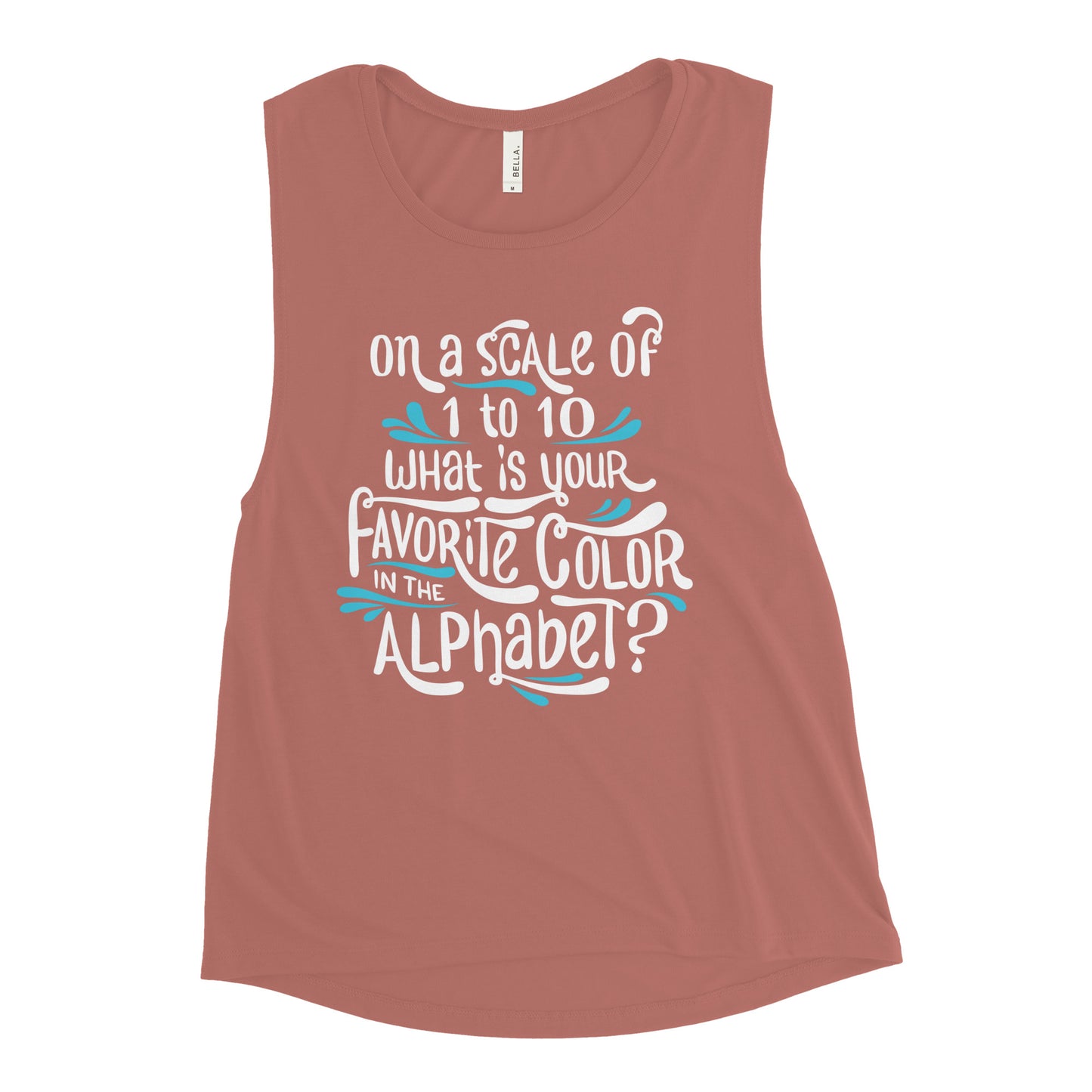 Favorite Color In The Alphabet Women's Muscle Tank