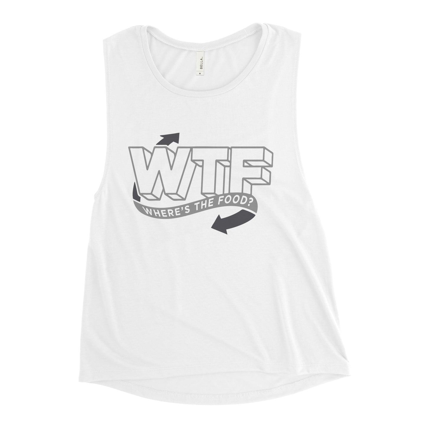 Where's The Food? Women's Muscle Tank