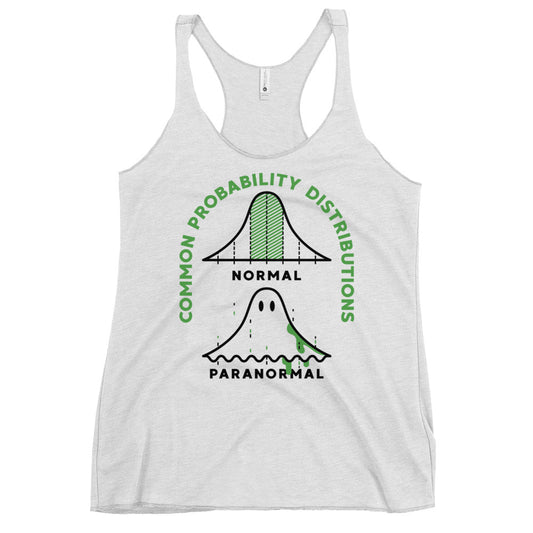 Common Probability Distributions Women's Racerback Tank