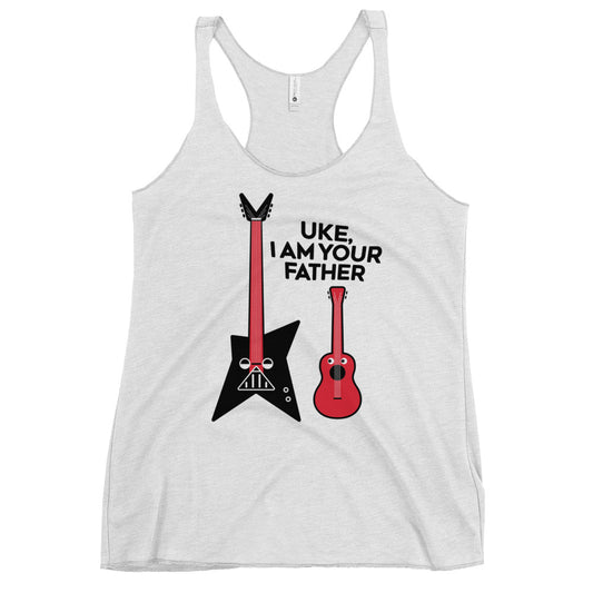 Uke, I Am Your Father Women's Racerback Tank