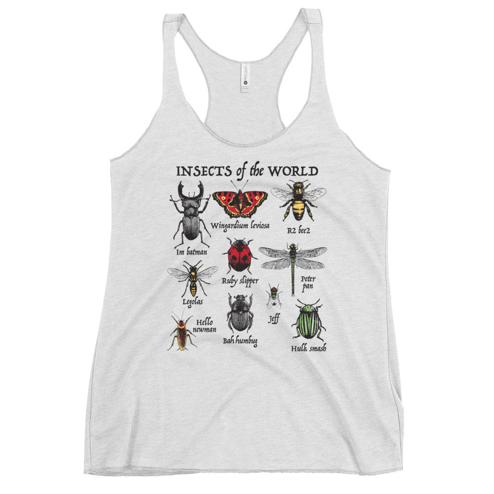 Insects Of The World Women's Racerback Tank