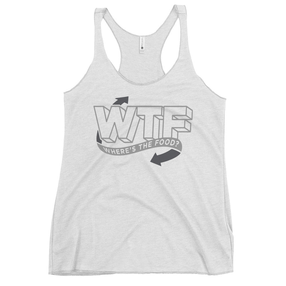 Where's The Food? Women's Racerback Tank