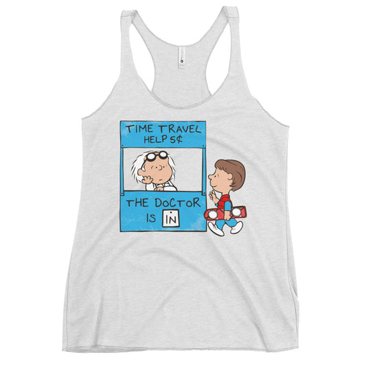 The Doctor Is In Women's Racerback Tank