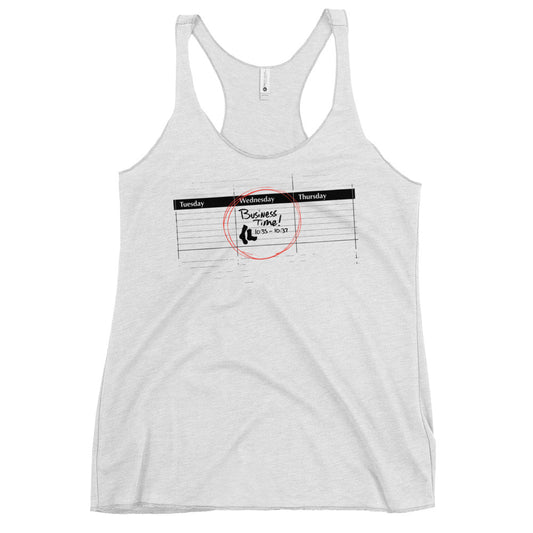 It's Business Time Women's Racerback Tank