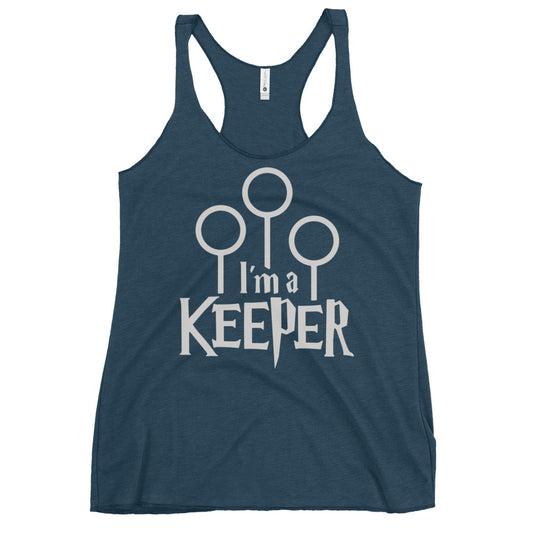 I'm A Keeper Women's Racerback Tank