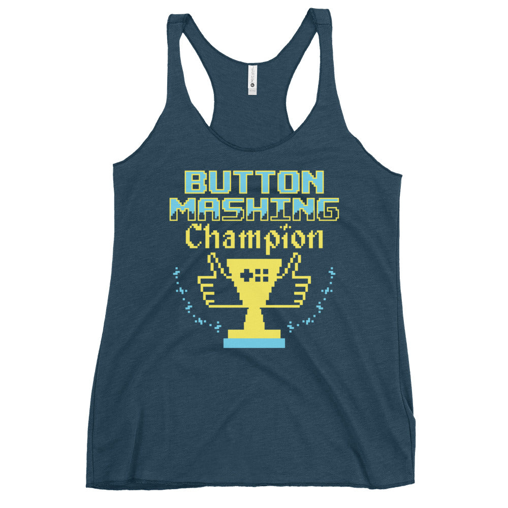 Button Mashing Champion Women's Racerback Tank