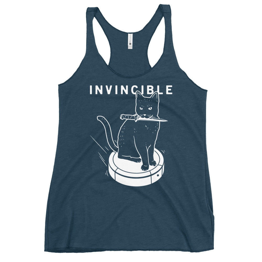 Invincible Cat Women's Racerback Tank