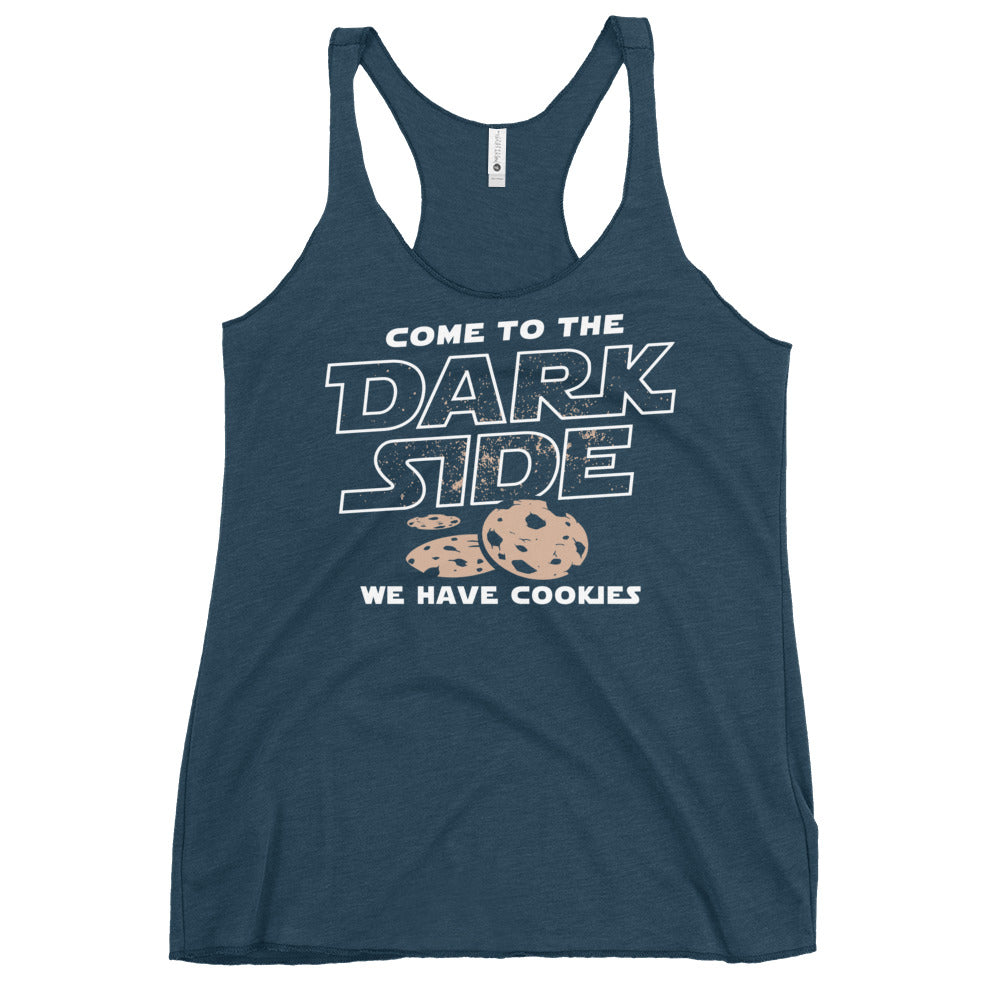 Come To The Dark Side, We Have Cookies Women's Racerback Tank