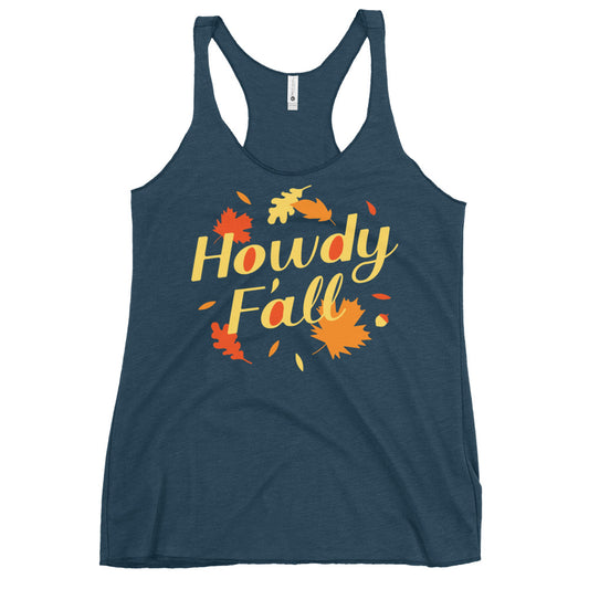Howdy F'all Women's Racerback Tank