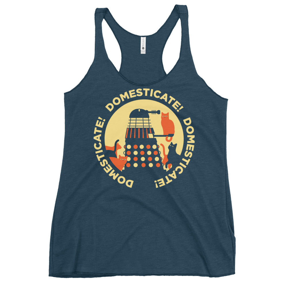 Domesticate! Domesticate! Domesticate! Women's Racerback Tank