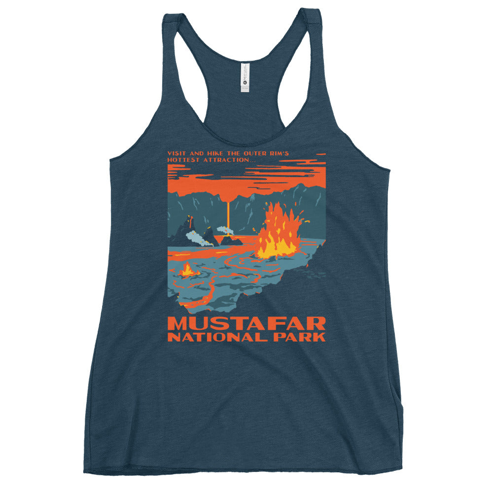 Mustafar National Park Women's Racerback Tank