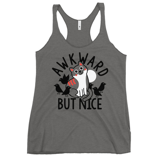 Awkward But Nice Women's Racerback Tank