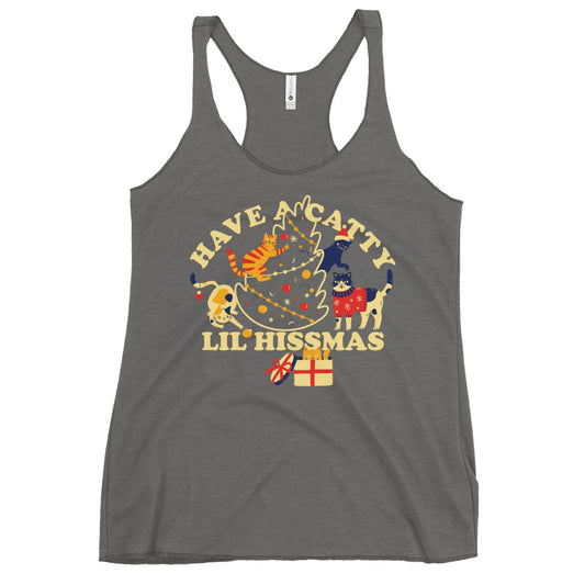 Have A Catty Lil Hissmas Women's Racerback Tank