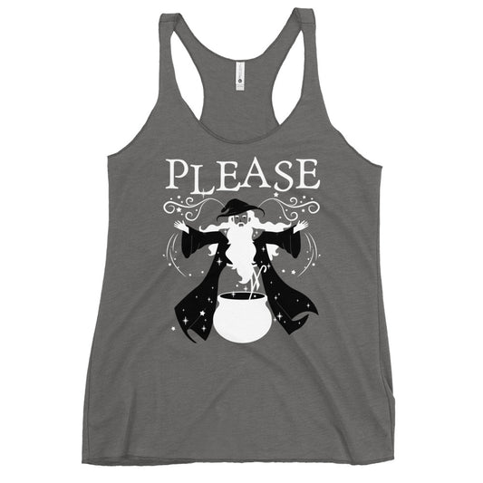 Please Is The Magic Word Women's Racerback Tank