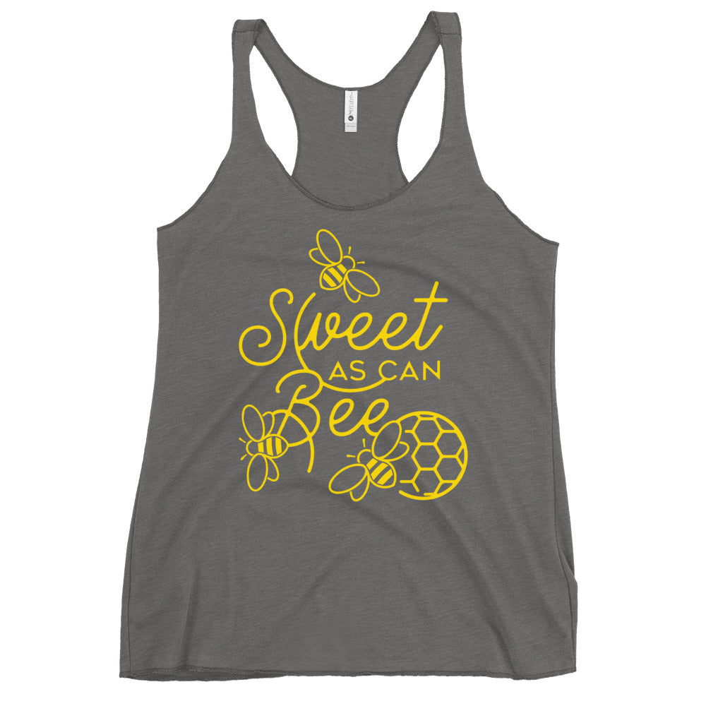 Sweet As Can Bee Women's Racerback Tank