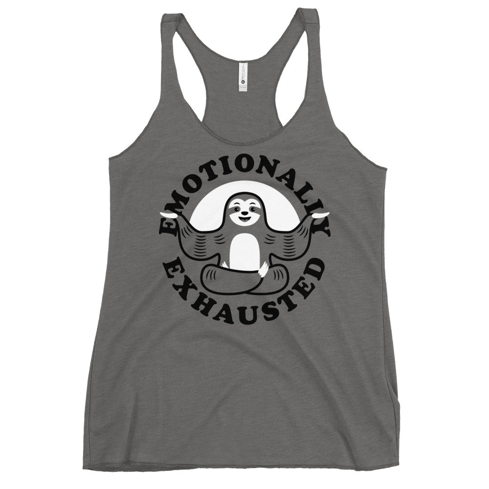 Emotionally Exhausted Women's Racerback Tank