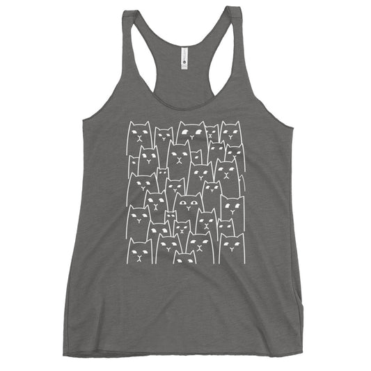 Suspicious Cats Women's Racerback Tank