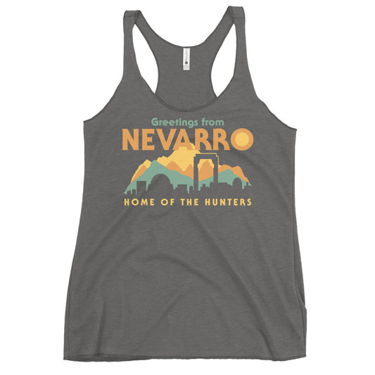 Greetings From Nevarro Women's Racerback Tank