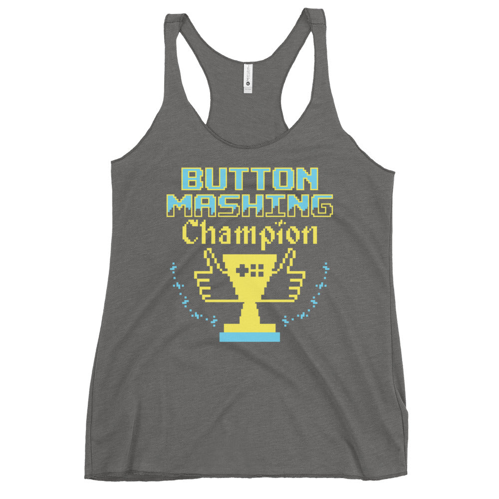 Button Mashing Champion Women's Racerback Tank